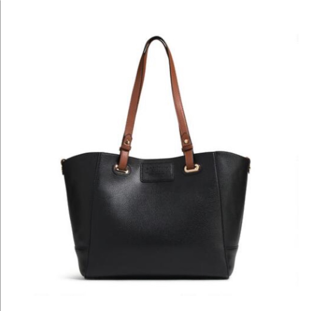 Faux leather tote / crossbody